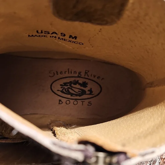 Stylish Brown Ankle Boots with Studded Strap - Picture 2 of 6